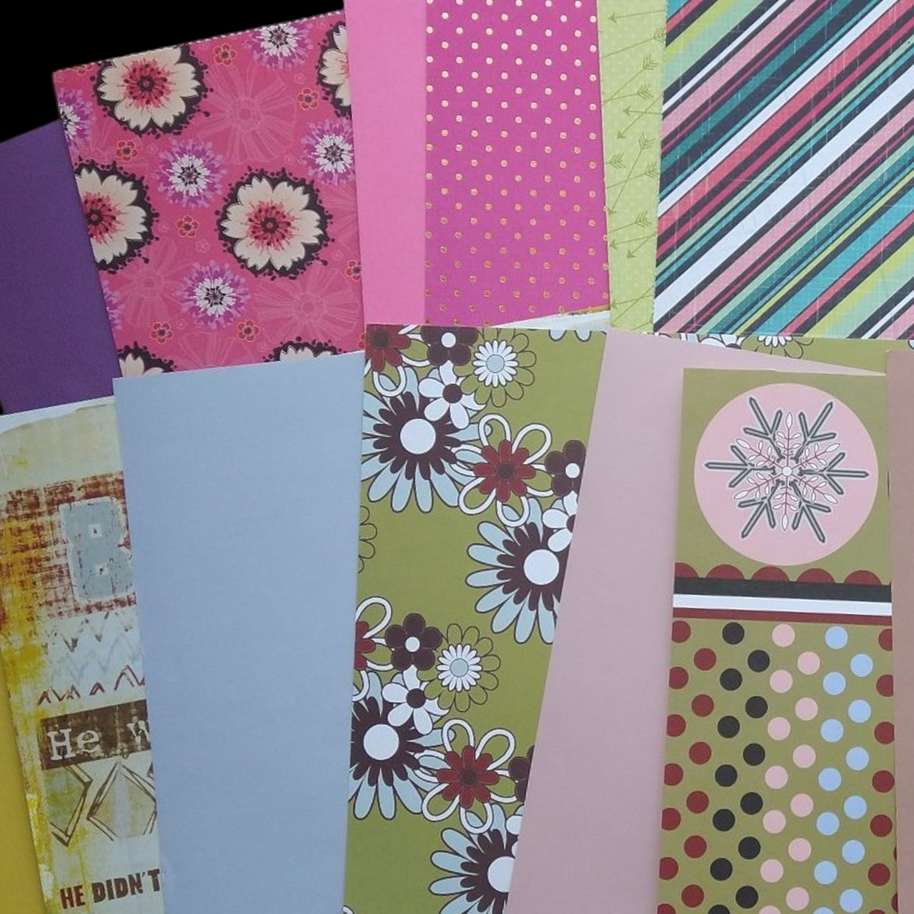 Colorful Scrapbook Paper Set - Picture 2 of 5